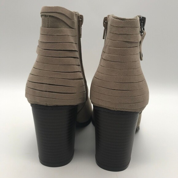 Madden Girl Tan Heeled Boots - Picture 4 of 9